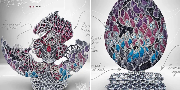 Fabergé diseña un huevo de dragón de 2,2 millones de dólares