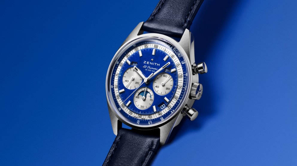 Zenith lanza el Chronomaster Original Triple Calendar Lapis Lazuli