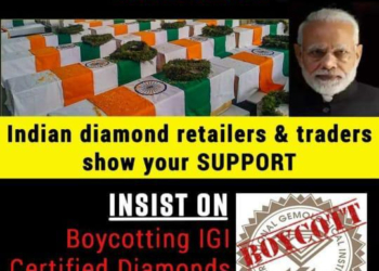 La guerra comercial entre India y China alcanza al diamante