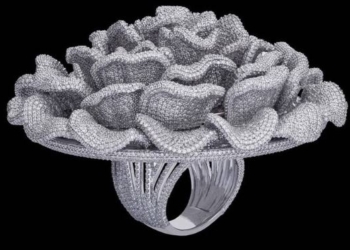 IGI certifica el anillo Guinness World Record de 24,679 diamantes