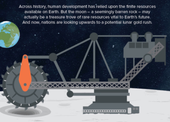 Oro en la luna, un incentivo para retomar las misiones a nuestro satélite
