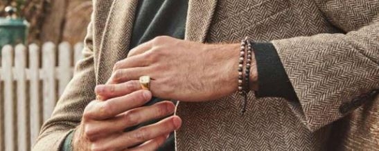 El oro rosa: de nuevo presente en las joyas masculinas