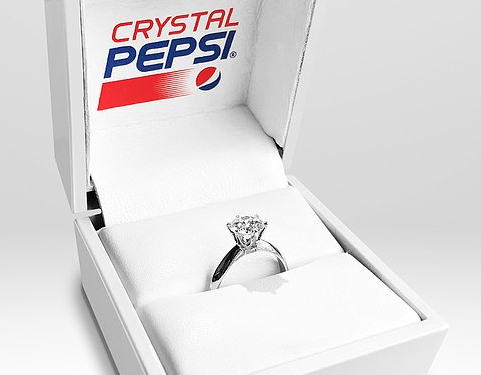 ¿Una Pepsi en un diamante?