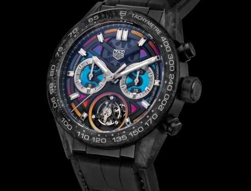 La edición limitada del modelo Tourbillon de TAG Heuer
