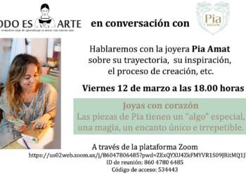 Todo es Arte: Cita este viernes con la joyera Pía Amat