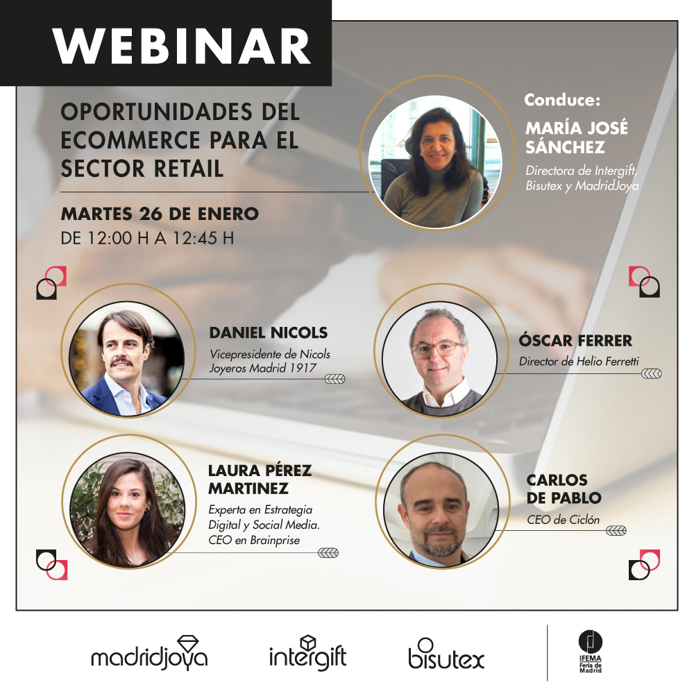 Webinar MadriJoya: Las oportunidades de la venta online