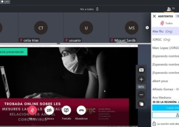 Casi un centenar de asistentes a la primera cita online del JORGC